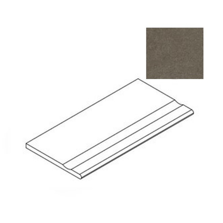 Atlas Concorde Russia Forte Dei Marmi Rock 620090001253 Alpine Brown Bordo Piscina Спец. Элемент 30x60 см, Россия, под мрамор - фото 1