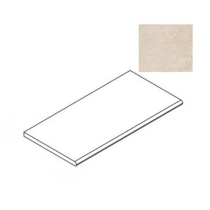 Atlas Concorde Russia Forte Dei Marmi Rock 620090001229 Siberian Ivory Round Спец. Элемент 30x60 см, Россия, под мрамор - фото 1