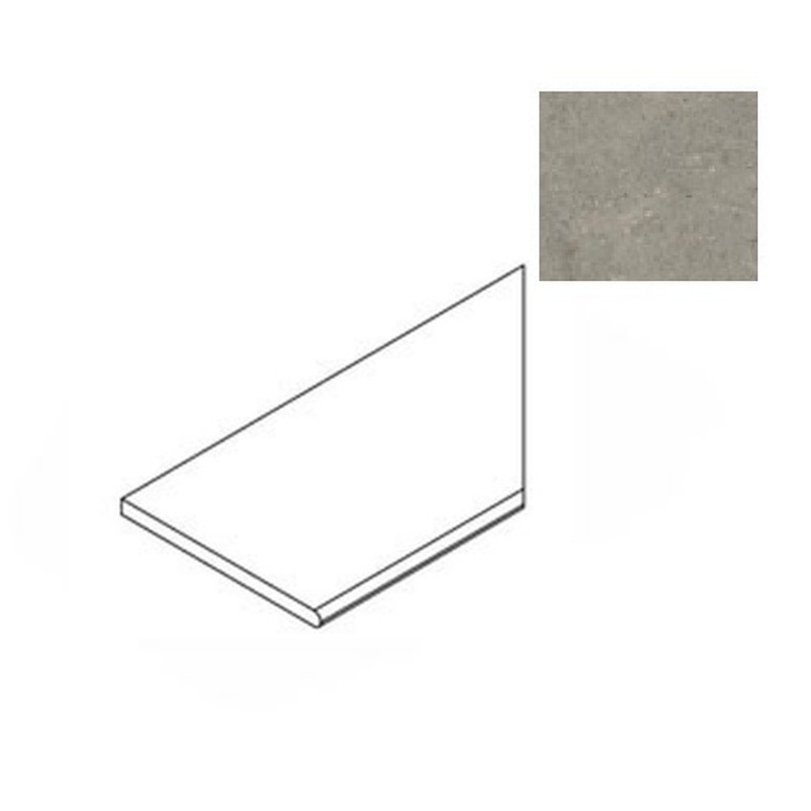 Atlas Concorde Russia Forte Dei Marmi Rock 620090001246 Lunar Grey Round Angolo Спец. Элемент 30x60 см, Россия, под мрамор - фото 1