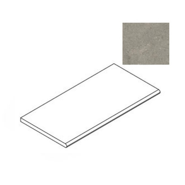 Atlas Concorde Russia Forte Dei Marmi Rock 620090001269 Lunar Grey Round Спец. Элемент 30x120 см, Россия, под мрамор - фото 1