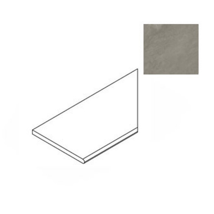 Atlas Concorde Russia Forte Dei Marmi Rock 620090001279 Venaria Grey Round Angolo Dx Спец. Элемент 30x120 см, Россия, под мрамор - фото 1