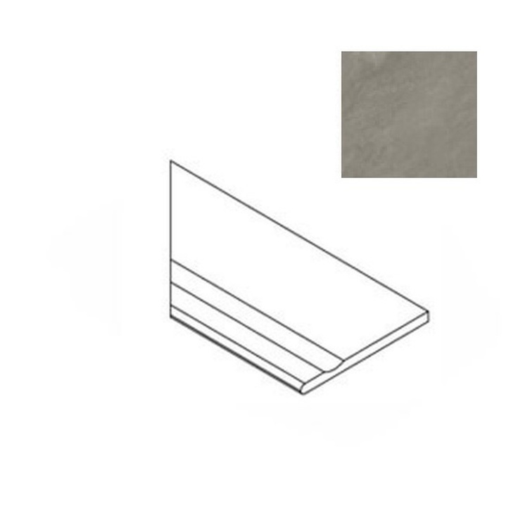 Atlas Concorde Russia Forte Dei Marmi Rock 620040000229 Venaria Grey Gradino Lineare  Angolo Sx Угловая ступень 30x120 см, Россия, под мрамор - фото 1