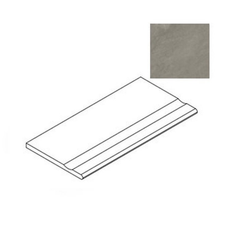 Atlas Concorde Russia Forte Dei Marmi Rock 620090001293 Venaria Grey Bordo Piscina Спец. Элемент 30x120 см, Россия - фото 1