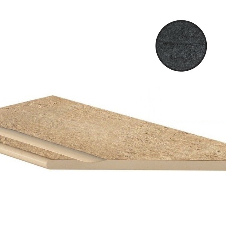 Atlas Concorde Russia Landstone 620090000652 Night Bordo Piscina Angolo Dx Спец. Элемент 20x60 см, Россия, под камень  - фото 1