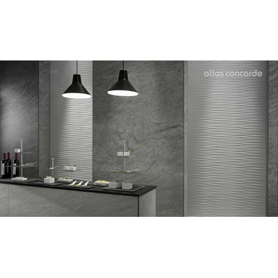 3D Wall Design 3D Ribbon White Matt 80: Wall Tiles - Atlas Concorde