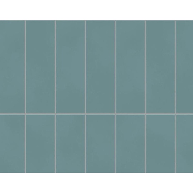 Atlas Concorde Italy Boost Color AP1Z Teal Mosaico Brick Matt Ret Декор 33x37 см, Италия, под бетон  - фото 1
