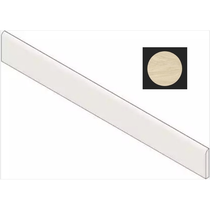 Atlas Concorde Italy Log Select HB9T Ivory Pure Battiscopa Digitale 150 Плинтус 7,2x150 см, Италия, под дерево - фото 1