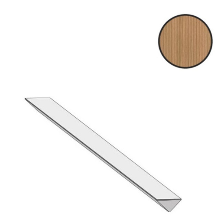 Atlas Concorde Italy Log AX2E 3D Pleat Deep Oak Corner 50 Спец. Элемент 1,4x50 см, Италия, под дерево - фото 1