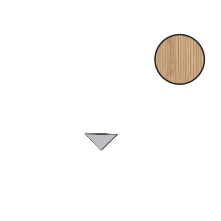 Atlas Concorde Italy Log AX2G 3D Pleat Icon Oak Corner A E Спец. Элемент 1,4x1,4 см, Италия, под дерево - фото 1