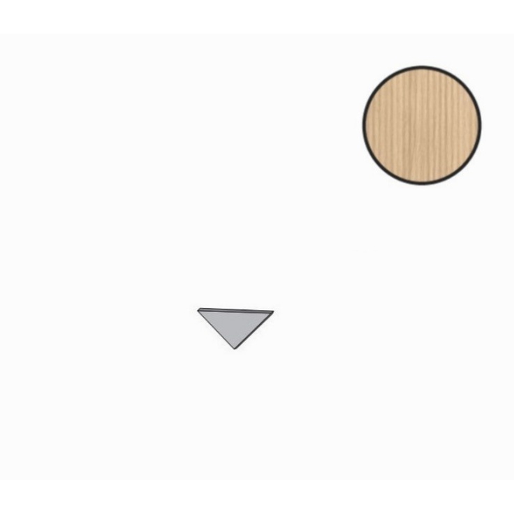 Atlas Concorde Italy Log AX2H 3D Pleat Bright Oak Corner A E Спец. Элемент 1,4x1,4 см, Италия, под дерево - фото 1