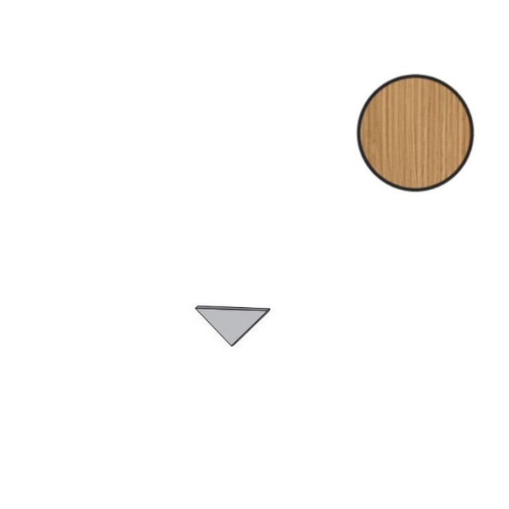 Atlas Concorde Italy Log AX2I 3D Pleat Amber Oak Corner A E Спец. Элемент 1,4x1,4 см, Италия, под дерево - фото 1