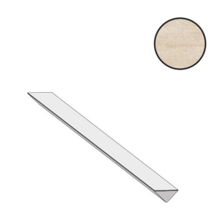 Atlas Concorde Italy Marvel 3D AS0Q Field Travertine Sand Corner 50 Спец. Элемент 1,4x50 см, Италия, под камень  - фото 1