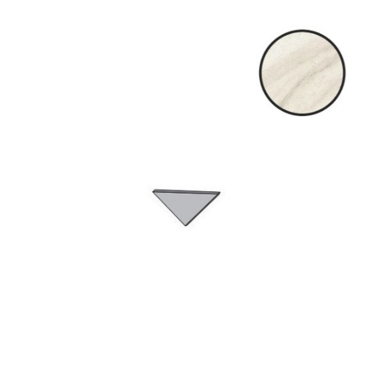 Atlas Concorde Italy Marvel 3D AS0X Field Calacatta Bernini Corner A E Спец. Элемент 1,4x1,4 см, Италия, под камень  - фото 1