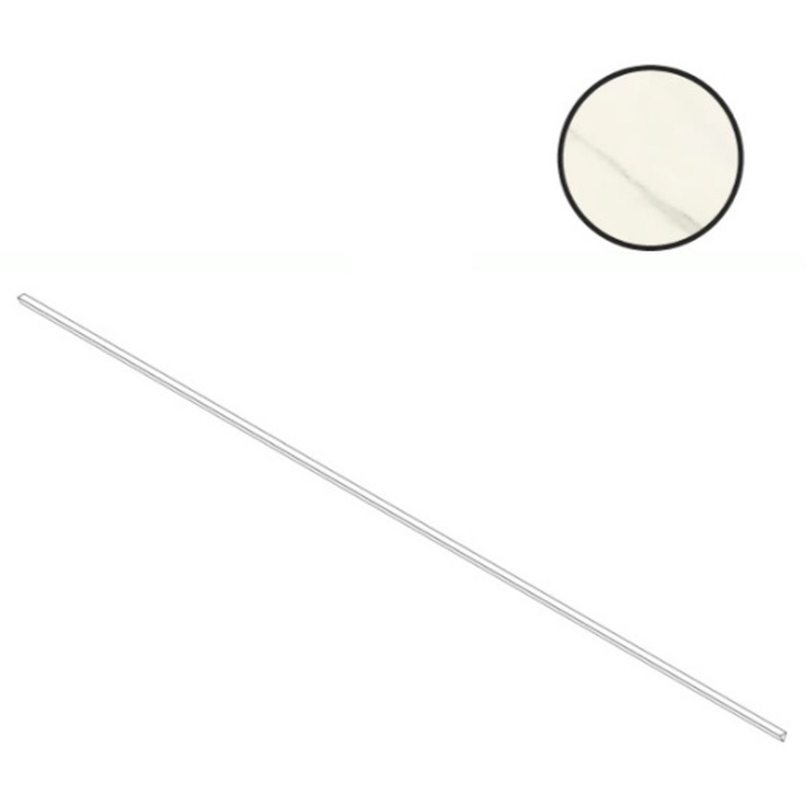 Atlas Concorde Italy Marvel Meraviglia AJW1 Calacatta Corner Lapp Спец. Элемент 1x120 см, Италия, под мрамор - фото 1