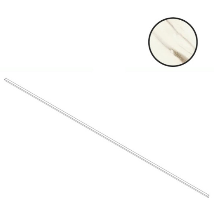 Atlas Concorde Italy Marvel Meraviglia AJW2 Calacatta Bernini Corner Lapp Спец. Элемент 1x120 см, Италия, под мрамор - фото 1