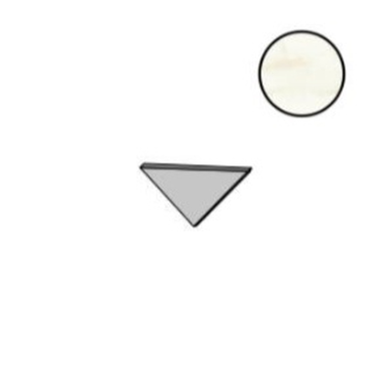 Atlas Concorde Italy Marvel Shine A41L Calacatta Delicato Corner Lucida A E Спец. Элемент 1,4x1,4 см, Италия, под мрамор - фото 1