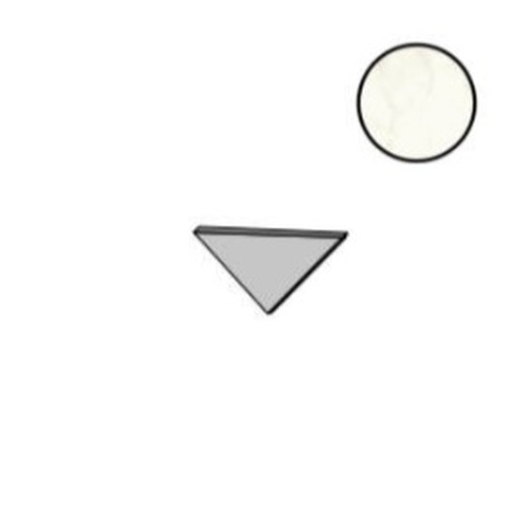 Atlas Concorde Italy Marvel Shine A45U Calacatta Delicato Corner Lucida A E Спец. Элемент 1x1 см, Италия, под мрамор - фото 1