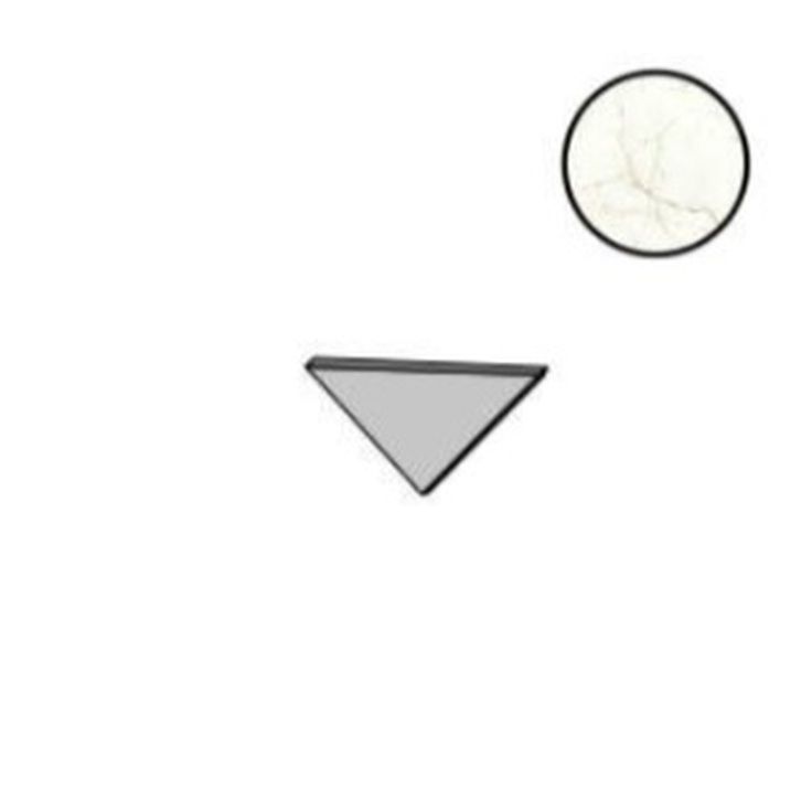 Atlas Concorde Italy Marvel Shine A45X Calacatta Prestigio Corner Lucida A E Спец. Элемент 1x1 см, Италия, под мрамор - фото 1