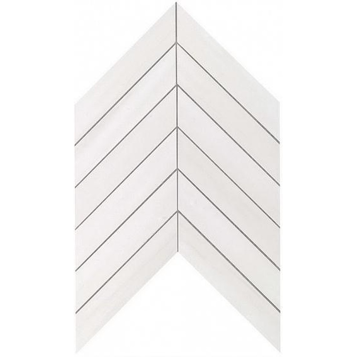Atlas Concorde Italy Marvel Stone 9SCD Bianco Dolomite Chevron Wall Мозаика 25x30,5 см, Италия - фото 1