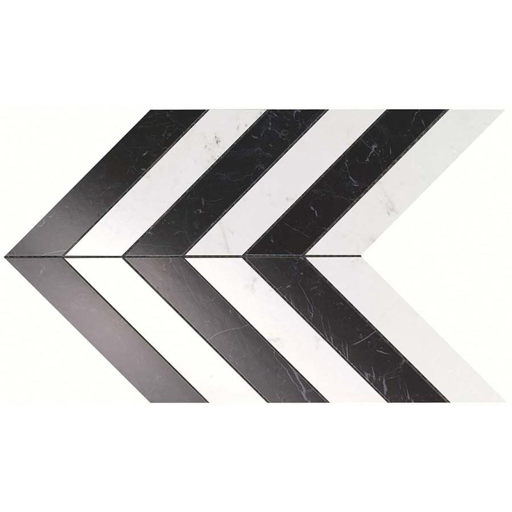 Atlas Concorde Italy Marvel Stone 9SCL Chevron Cold Wall Мозаика 25x30,5 см, Италия - фото 1