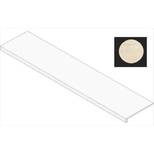 Atlas Concorde Italy Marvel T HDPD Navona White Scalino 150 Ступень 33x150 см, Италия, под камень  - фото 1 - фото 1