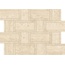 Atlas Concorde Italy Marvel Travertine AF9N Sand Basketweave Мозаика 35x47 см, Италия, под мозаику - фото 1