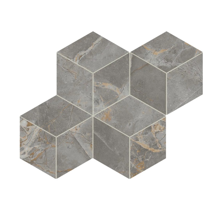 Atlas Concorde Italy Marvel X AF8P Fior di Bosco Esagono Silk Мозаика 30x35 см, Италия, под мозаику - фото 1