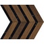 Atlas Concorde Italy Heartwood AO3L Brandy Marble Chevron Керамогранит 28,7x29,4 см, Италия, под дерево - фото 1