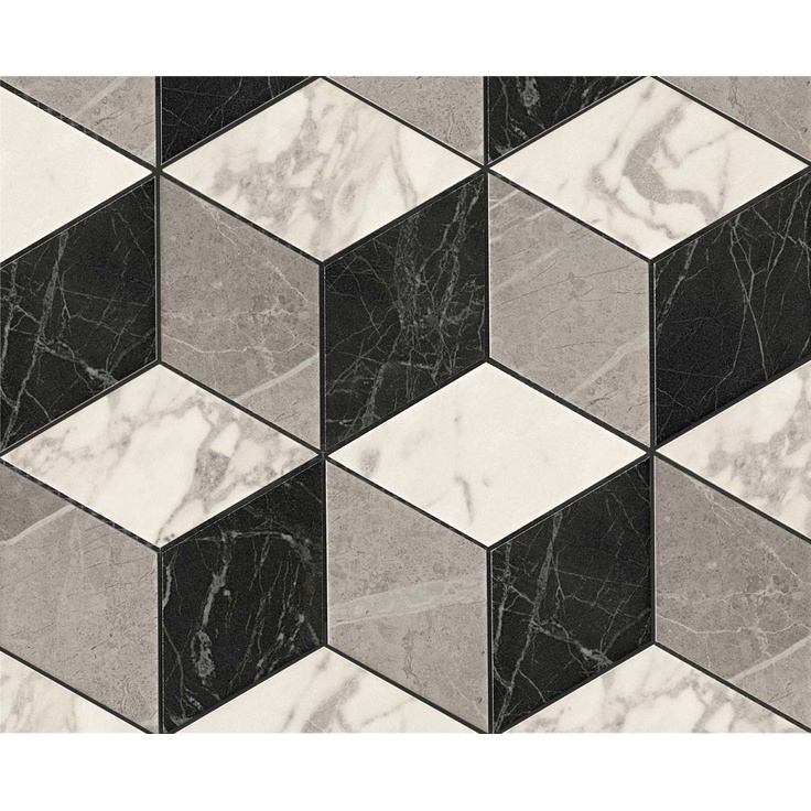 Atlas Concorde Italy Marvel Pro ADVQ Esagono Multicolor Cold Мозаика 30x35 см, Италия - фото 1