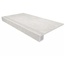 Ametis Spectrum SR00 Milky White Комплект ступень + Подступенок 33x120 см, Россия, под камень  - фото 1