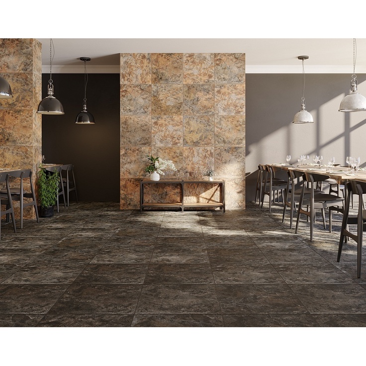母吉様　ブラウン Hannover Рыжий 60x60 керамогранит от Axima купить керамическую