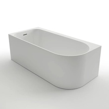 Azario Luton LUT17080 L 170x80 левая, пристенная Акриловая ванна 170x80x58 см, Италия - фото 1 - фото 2