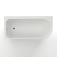 Azario Luton LUT17080 L 170x80 левая, пристенная Акриловая ванна 170x80x58 см, Италия - фото 1 - фото 3