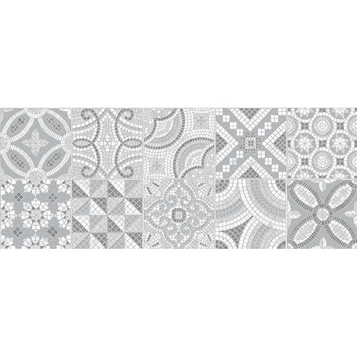Azori Colormix Грэй Декор 20,1x50,5 см, Россия, под мозаику - фото 1