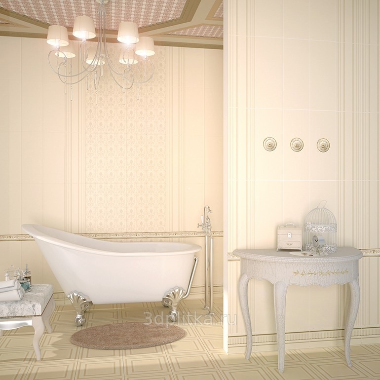 Azori Savoy 20,1x50,5, Россия, под обои  - фото интерьера 1