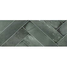 Azori Talisman Bricks Green Настенная плитка 20,1x50,5 см, Россия, под кирпич  - фото 1 - фото 1