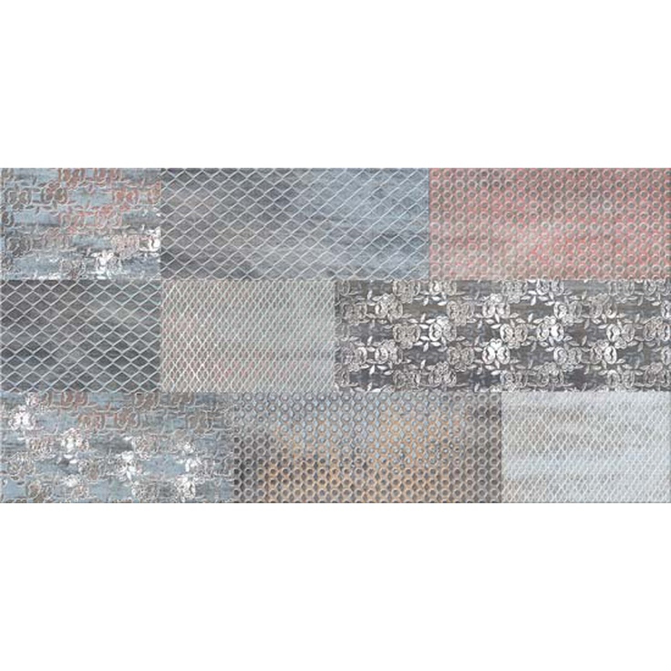 Azori Pandora 505771101 Grafite Ornament Настенная плитка 31,5x63 см, Россия, под обои  - фото 1