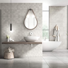 Azulev Delice 29x89, для ванной, керамогранит, стиль: классика, цвет: серый, Испания, под камень - фото интерьера 1 - фото 4