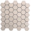 Bars Crystal Керамическая мозаика Beige Hexagon Мозаика 30,15x30,15 см, Китай, под мозаику - фото 1