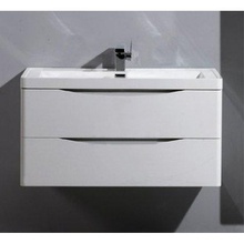 BelBagno Ancona-N 900-2C-SO-ON Bianco Onda 90 Тумба для раковины 48x90x45 см, Италия - фото 1 - фото 1