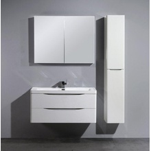 BelBagno Ancona-N 80 Bianco Lucido Тумба с раковиной Италия - фото 1 - фото 1