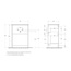 BelBagno KRAFT39-600/390-2C-PIA-BO Белый матовый 60 Тумба для раковины 39x60,5x83 см, Италия - фото 2