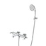 BelBagno BOHEME-VASM-CRM Для ванны с душем Хром Смеситель 22,1x36,6 см, для ванны с душем, Италия - фото 1