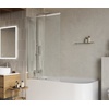 BelBagno Luce VF-11-90/145-C-Cr Прозрачное стекло / Профиль хром 90х145 BelBagno Luce VF-11-90/145-C-Cr Прозрачное стекло / Профиль хром 90х145