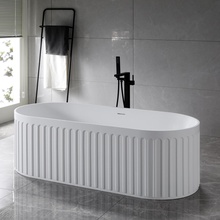 BelBagno Boheme Белый матовый 170х75 Ванна из искусственного камня 170x75x55 см, Италия - фото 1 - фото 3