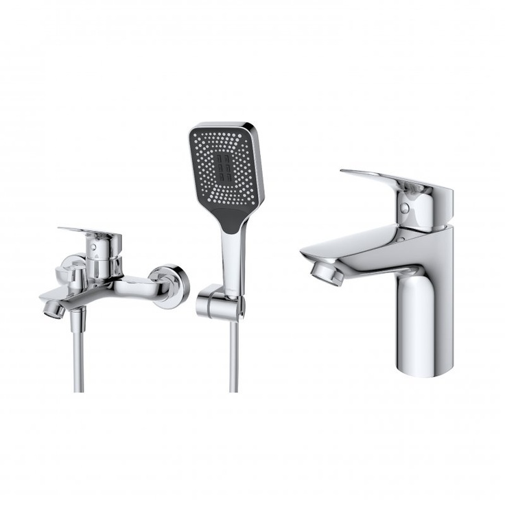 BelBagno Due Ддя ванны Хром Душевой комплект Италия - фото 1 BelBagno Due Ддя ванны Хром Душевой комплект Италия - фото 1