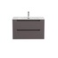 BelBagno Etna Тёмно-серый матовый 100 Тумба для раковины 45,5x100x50 см, Италия - фото 1