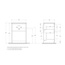 BelBagno Kraft 600-2C-PIA-BO Белый матовый 60 Тумба для раковины 46x60x83 см, Италия - фото 10