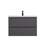 BelBagno Kraft 750-2C-SO-GSO Тёмно-серый матовый 75 Тумба для раковины 45,5x75x50 см, Италия - фото 2
