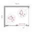 BelBagno Luce LUCE-AH-1-110/90-C-Cr Прозрачное стекло/Профиль хром 110х90 Душевой уголок 90x110x195 см, Италия - фото 9